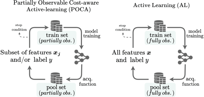 Active Learning with LLMs for Partially Observed and Cost‑Aware ...